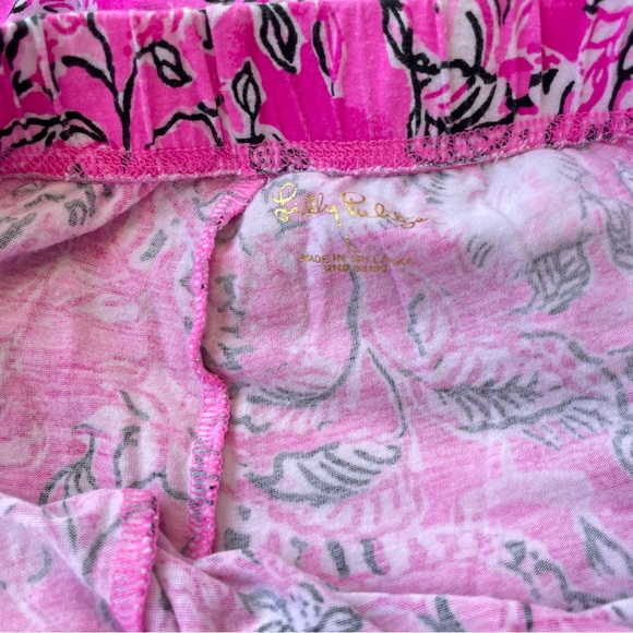 ❤️ LILLY PULITZER 30” PJ Pant Size L K25 - Picture 3 of 7